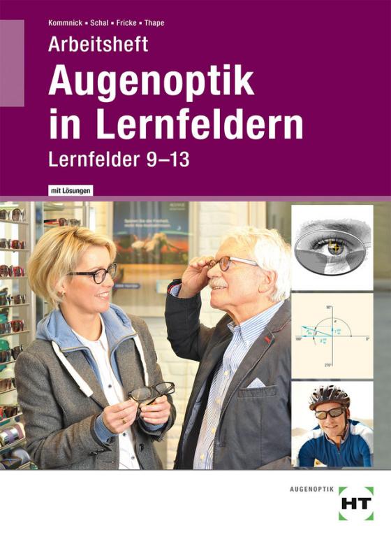 Cover-Bild Arbeitsheft mit eingetragenen Lösungen Augenoptik in Lernfeldern