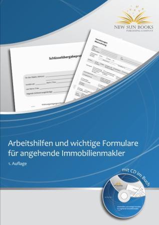 Cover-Bild Arbeitshilfen und wichtige Formulare für angehende Immobilienmakler