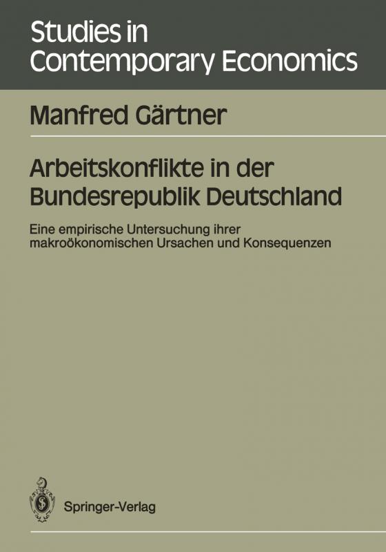 Cover-Bild Arbeitskonflikte in der Bundesrepublik Deutschland