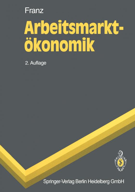 Cover-Bild Arbeitsmarktökonomik