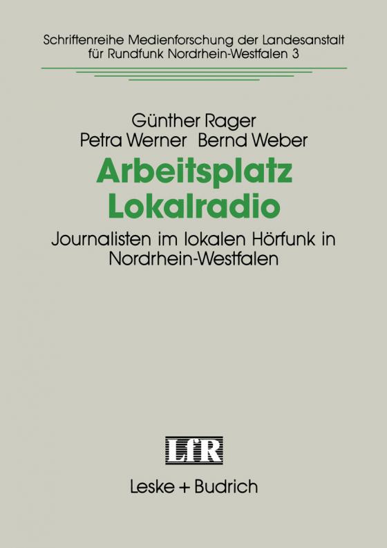 Cover-Bild Arbeitsplatz Lokalradio