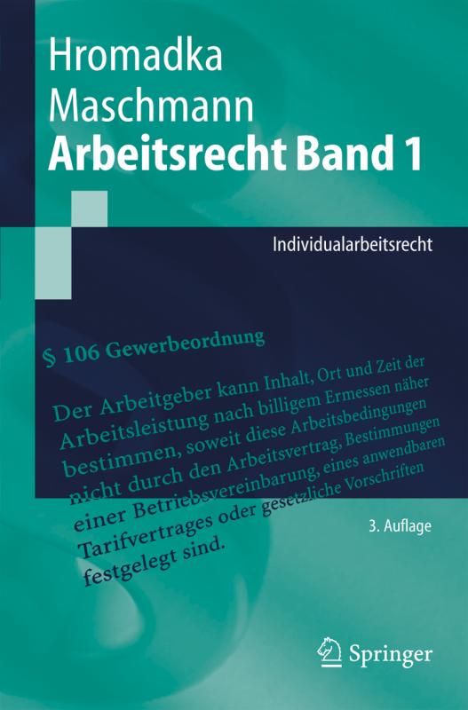 Cover-Bild Arbeitsrecht Band 1