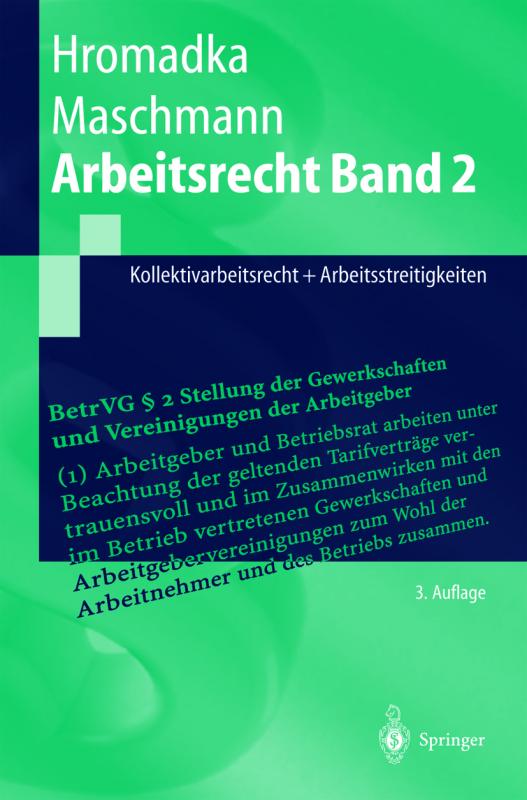 Cover-Bild Arbeitsrecht Band 2