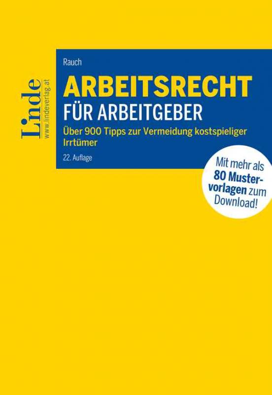 Cover-Bild Arbeitsrecht für Arbeitgeber