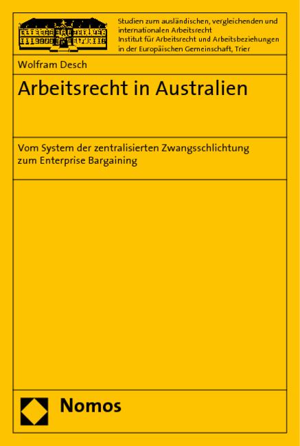 Cover-Bild Arbeitsrecht in Australien