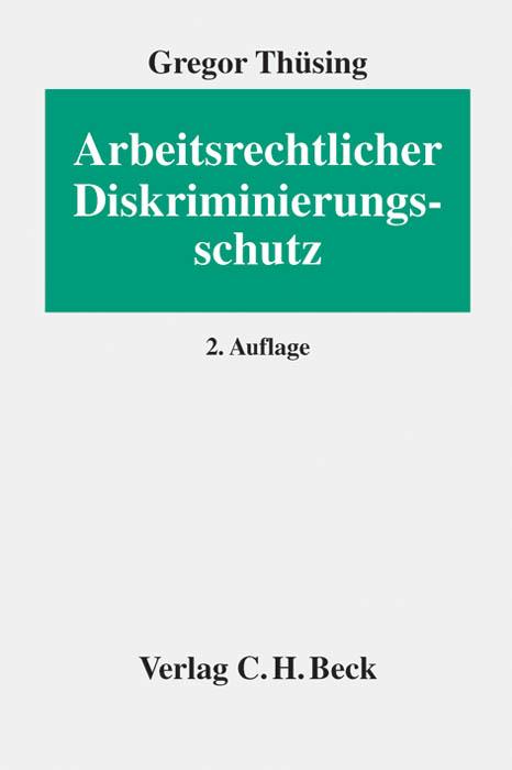 Cover-Bild Arbeitsrechtlicher Diskriminierungsschutz