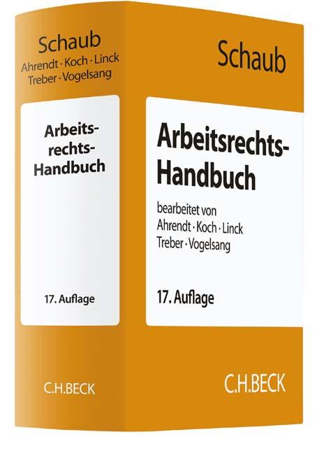 Cover-Bild Arbeitsrechts-Handbuch