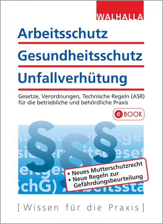 Cover-Bild Arbeitsschutz, Gesundheitsschutz, Unfallverhütung