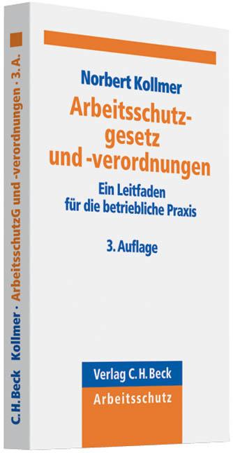 Cover-Bild Arbeitsschutzgesetz und -verordnungen