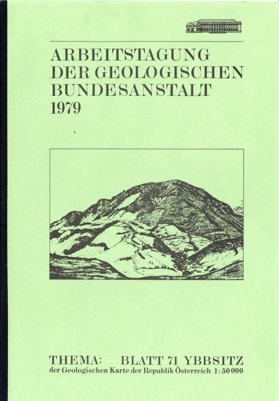 Cover-Bild Arbeitstagung 1979 der Geologischen Bundesanstalt