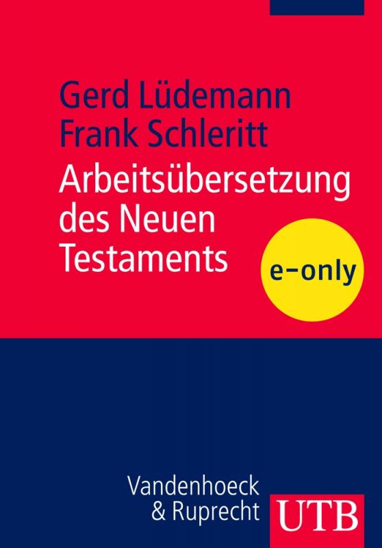 Cover-Bild Arbeitsübersetzung des Neuen Testaments