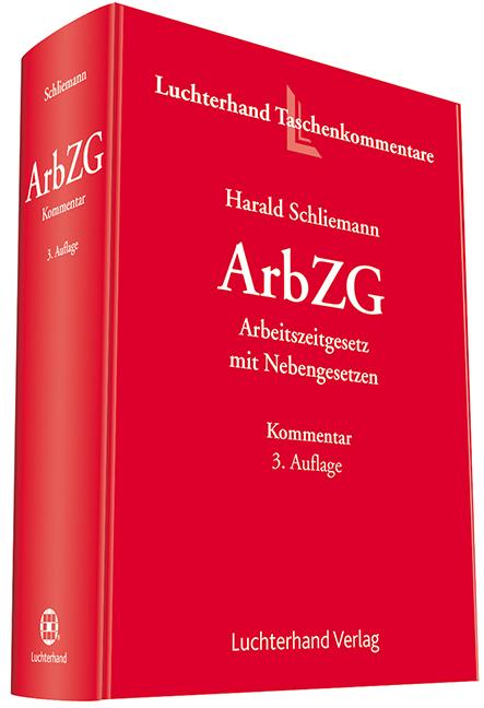 Cover-Bild Arbeitszeitgesetz mit Nebengesetzen