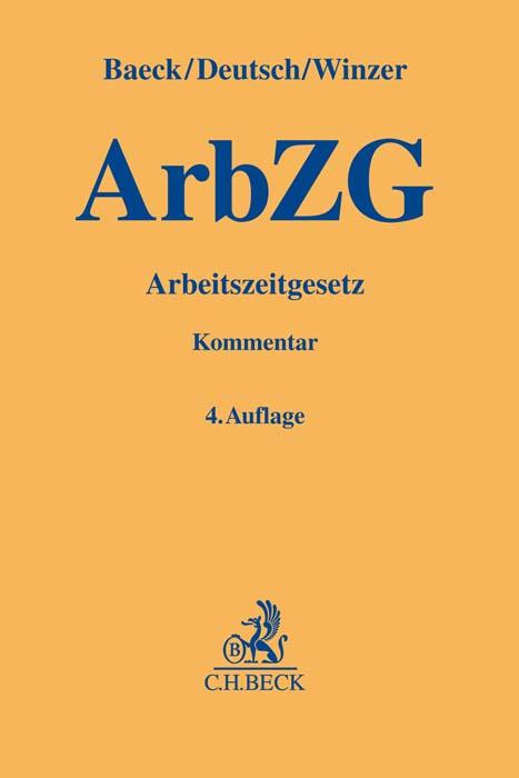Cover-Bild Arbeitszeitgesetz