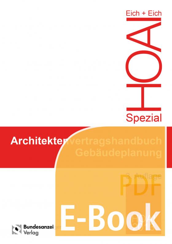 Cover-Bild Architektenvertragshandbuch Gebäudeplanung (E-Book)