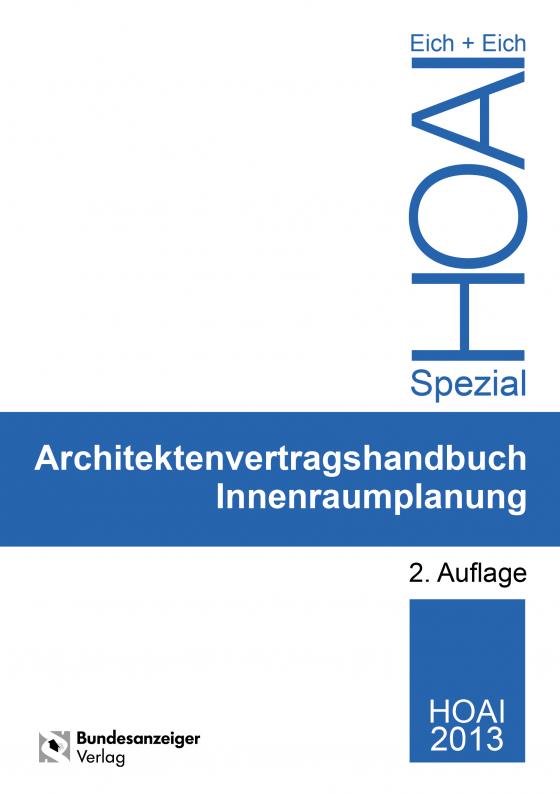 Cover-Bild Architektenvertragshandbuch Innenraumplanung