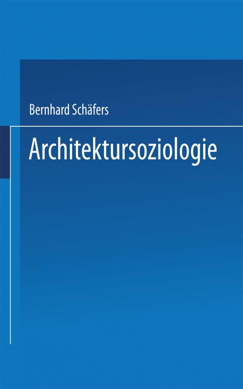 Cover-Bild Architektursoziologie