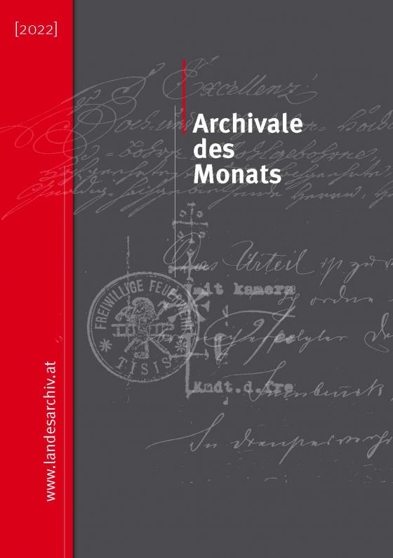 Cover-Bild Archivale des Monats (2022)