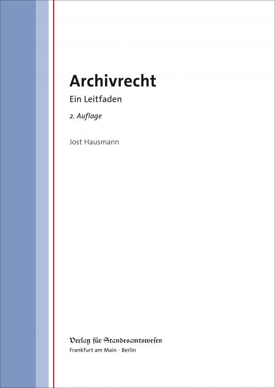 Cover-Bild Archivrecht