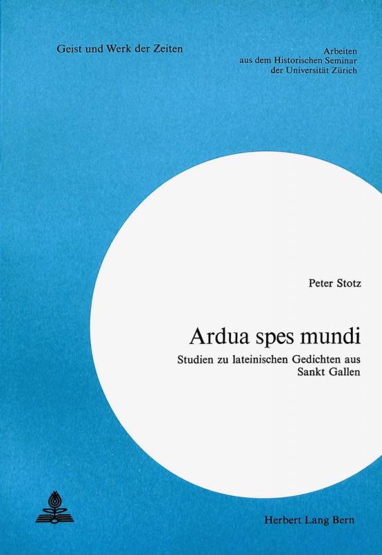 Cover-Bild Ardua Spes Mundi