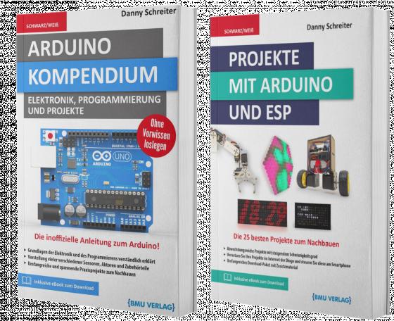 Cover-Bild Arduino Kompendium + Arduino Projekte Buch (Taschenbuch)
