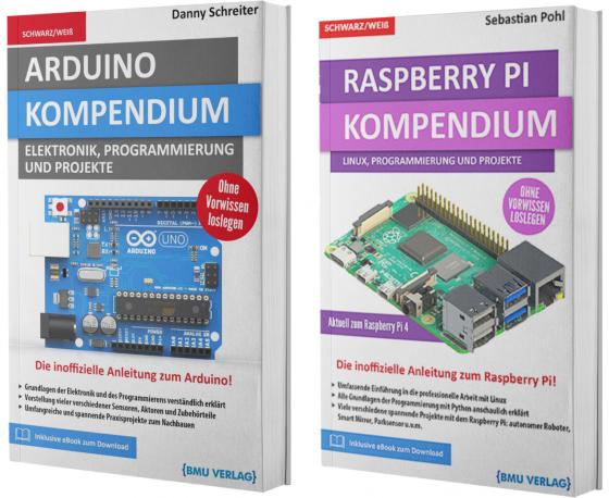 Cover-Bild Arduino Kompendium + Raspberry Pi Kompendium (Taschenbuch)