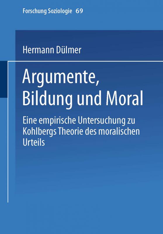 Cover-Bild Argumente, Bildung und Moral