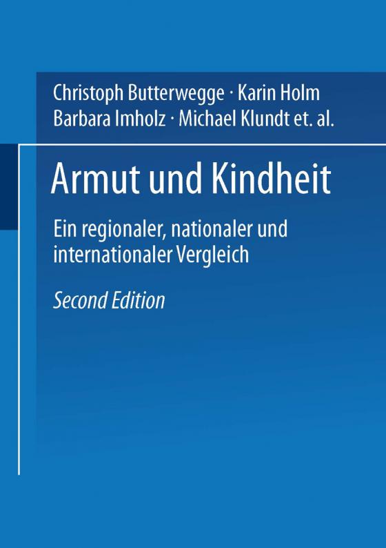 Cover-Bild Armut und Kindheit