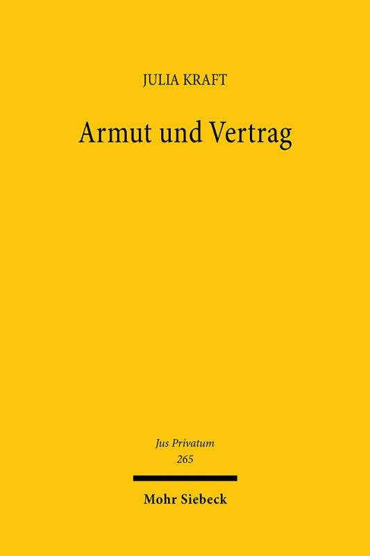 Cover-Bild Armut und Vertrag