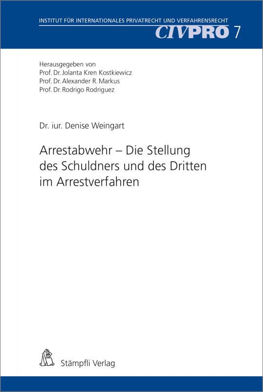 Cover-Bild Arrestabwehr