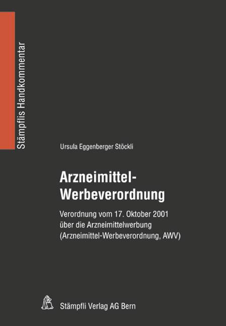 Cover-Bild Arzneimittel-Werbeverordnung