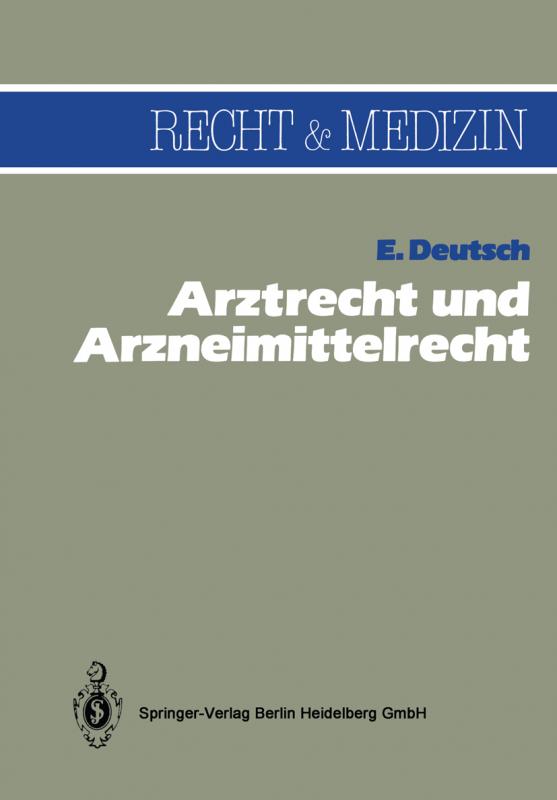 Cover-Bild Arztrecht und Arzneimittelrecht