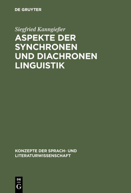 Cover-Bild Aspekte der synchronen und diachronen Linguistik