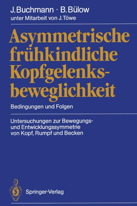 Cover-Bild Asymmetrische frühkindliche Kopfgelenksbeweglichkeit