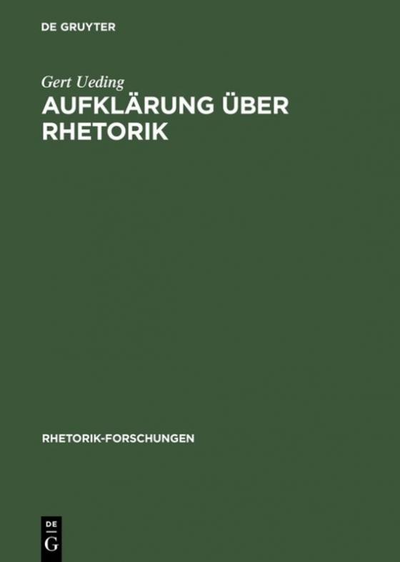 Cover-Bild Aufklärung über Rhetorik