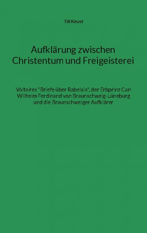 Cover-Bild Aufklärung zwischen Christentum und Freigeisterei