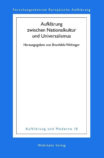 Cover-Bild Aufklärung zwischen Nationalkultur und Universalismus