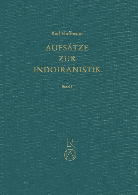 Cover-Bild Aufsätze zur Indoiranistik