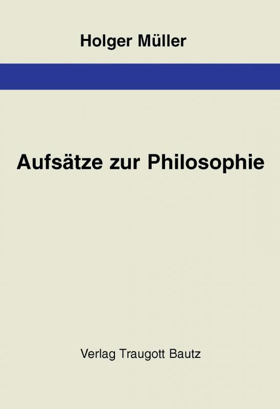 Cover-Bild Aufsätze zur Philosophie