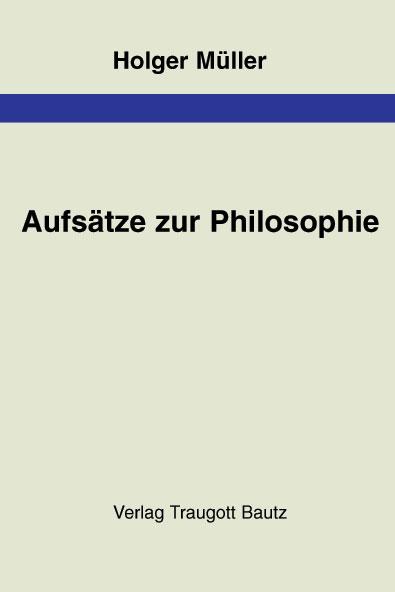 Cover-Bild Aufsätze zur Philosophie