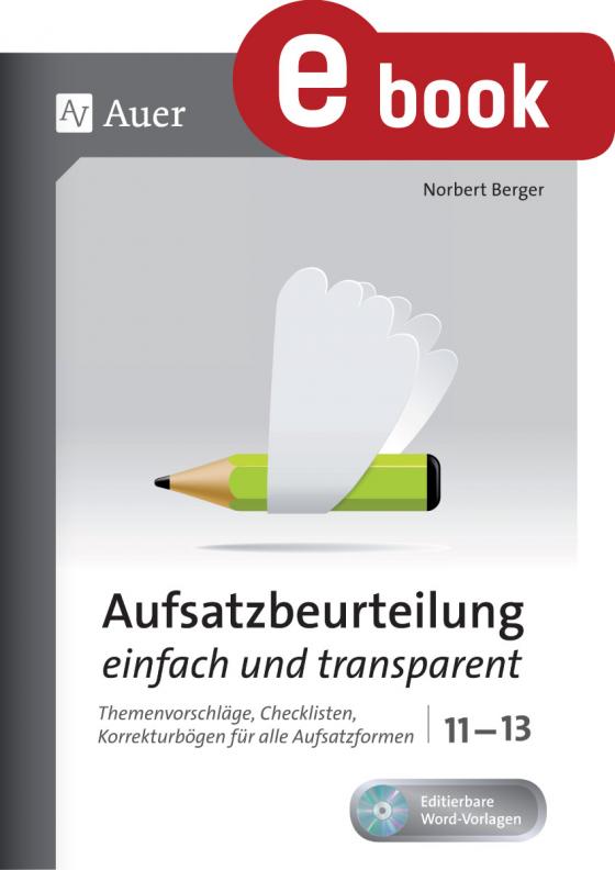 Cover-Bild Aufsatzbeurteilung einfach und transparent 11-13