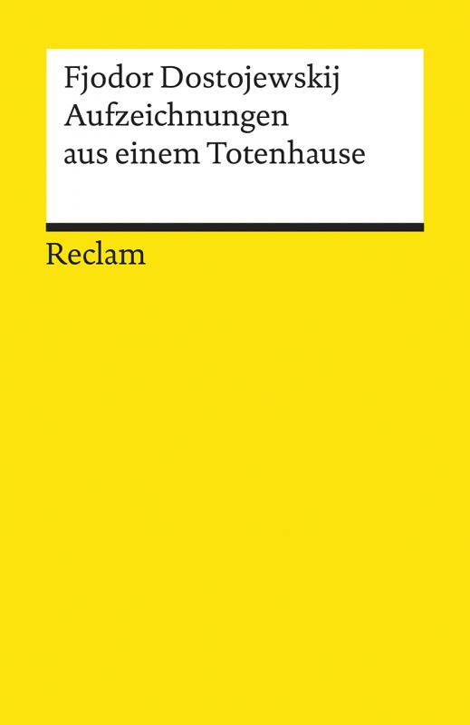 Cover-Bild Aufzeichnungen aus einem Totenhause