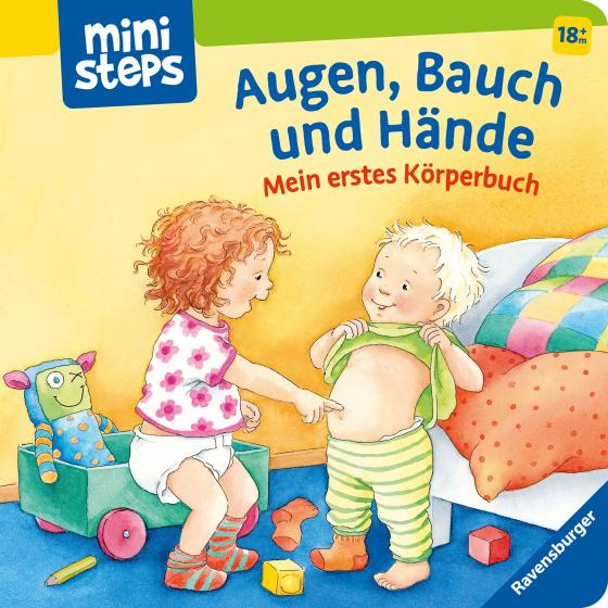 Cover-Bild Augen, Bauch und Hände: Körperbuch ab 18 Monate, Pappbilderbuch