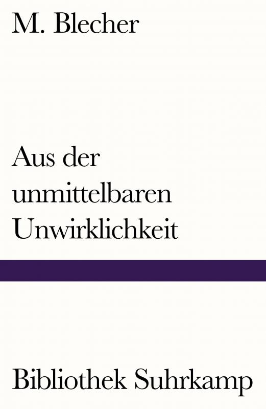 Cover-Bild Aus der unmittelbaren Unwirklichkeit