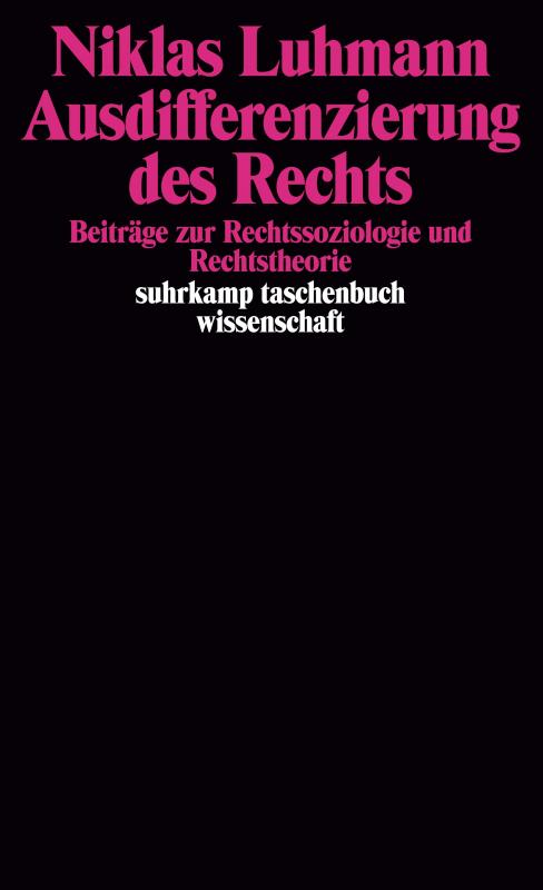 Cover-Bild Ausdifferenzierung des Rechts