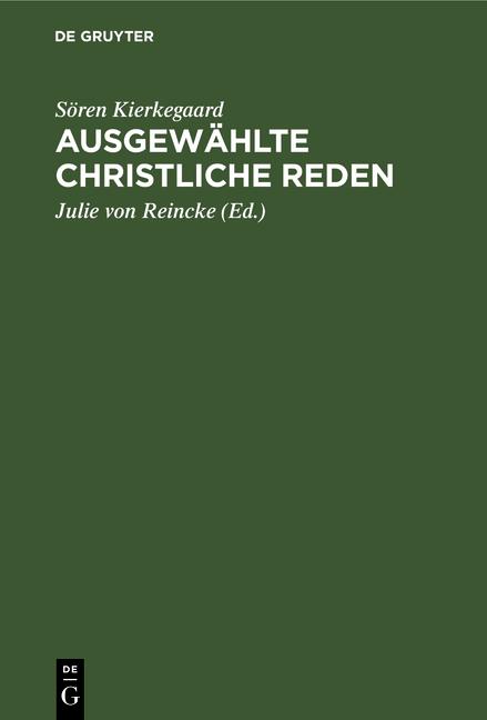 Cover-Bild Ausgewählte Christliche Reden