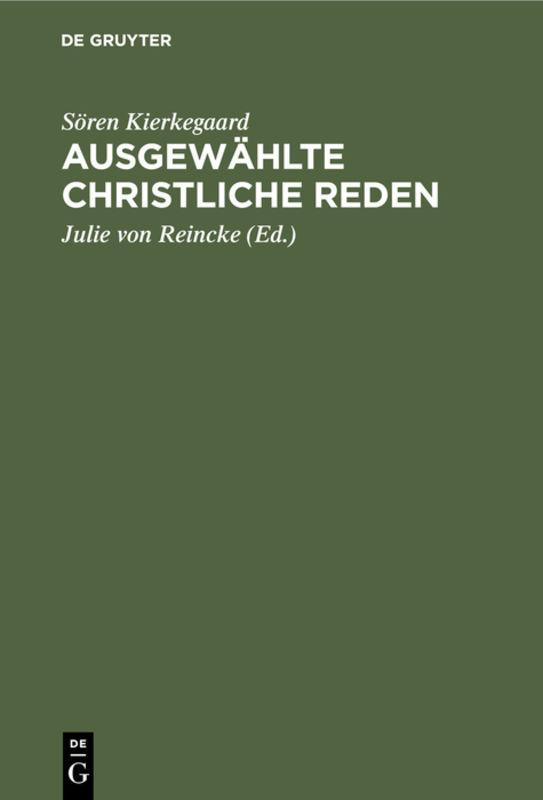 Cover-Bild Ausgewählte Christliche Reden