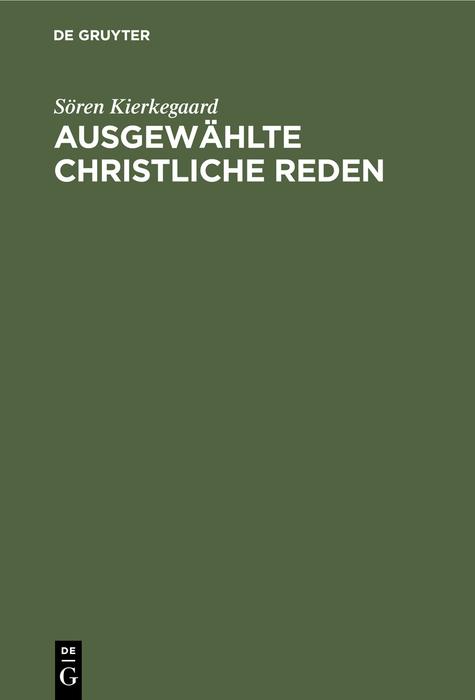 Cover-Bild Ausgewählte christliche Reden