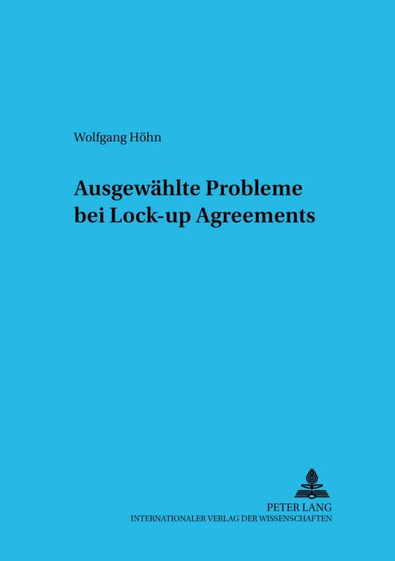 Cover-Bild Ausgewählte Probleme bei Lock-up Agreements