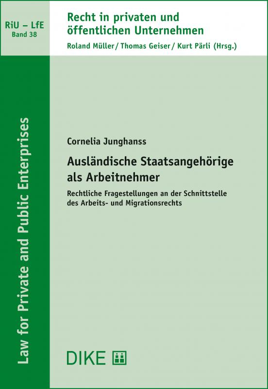 Cover-Bild Ausländische Staatsangehörige als Arbeitnehmer