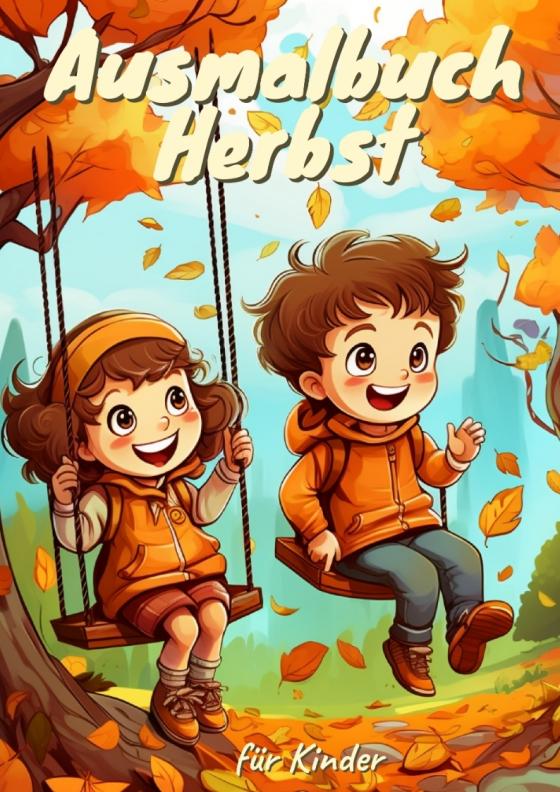 Cover-Bild Ausmalbuch Herbst für Kinder